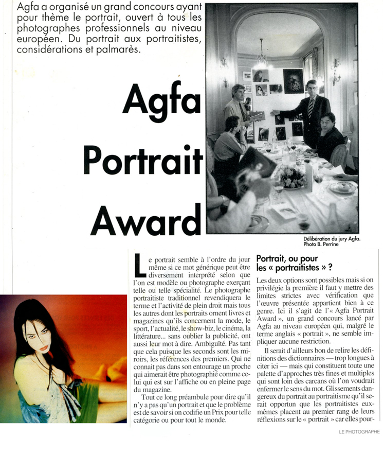 articles de presse du agfa europeen award 1993
